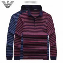 すっかり定番化 アルマーニ ARMANI 人気急上昇中 長袖Tシャツ 2色可選 ...