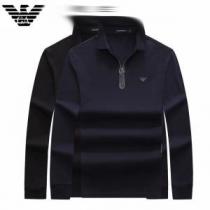 絶妙な新商品 大人っぽく知的な アルマーニ ARMANI 2色可選 長袖Tシャツ...