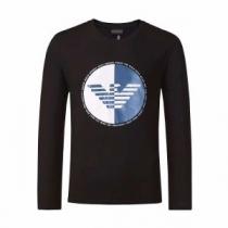 アルマーニ tシャツ コピーARMANIプリントメンズカットソー長袖ロンTクルー...