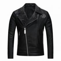 PHILIPP PLEIN 大流行中フィリッププレインフェイクファー製のコート1...