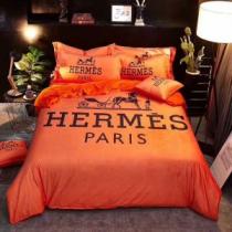 エルメス期間限定セール HERMES 2色可選18AW 美品 寝具 4点セット上...