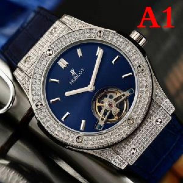 機械式（自動巻き）ウブロ HUBLOT 毎年流行り定番アイテムおすすめ 男性用腕時計 4色可選