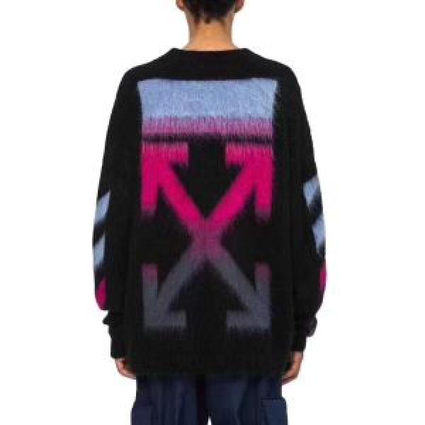 秋冬トレンド Off-White オフホワイト高感度アイテム 2色可選 プルオーバーパーカー