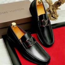 ヴィトン 靴 コピーLOUIS VUITTONビズネスシューズメンズスリッポン黒...