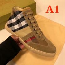 目前の注目ブランド BURBERRY バーバリー ハイトップシューズ 今季新作登...