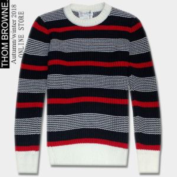 THOM BROWNE トムブラウン プルオーバー 2色可選 目前の注目ブランド 上品でファッション