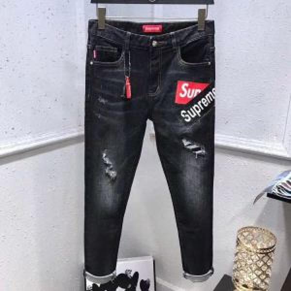 流行の注目ブランド 期間限定セール ファッションの最先端！ SUPREME シュプリーム デニムパンツ