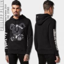PHILIPP PLEIN フィリッププレイン パーカー 2色可選 数量限定再入...