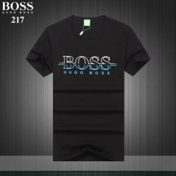 HUGO BOSS ヒューゴボス 半袖Tシャツ 3色可選 魅力的な今年らしい 2026即旬な装いに