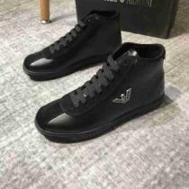今年も大人気 3色可選  アルマーニ安いの原因に  ARMANI ハイトップシュ...