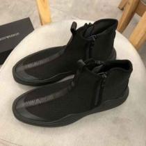 限定的新作入荷 アルマーニ ARMANI 年末年始売切必至 ハイトップシューズ ...