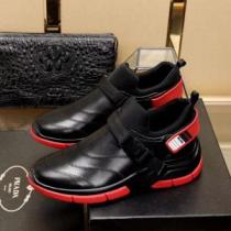 今、大人のお洒落に プラダ PRADA 限定人気セール ハイトップシューズ 最安...