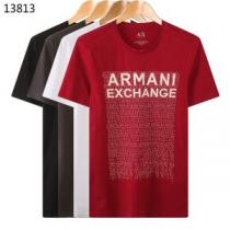 半袖Tシャツ 4色可選 大人っぽく仕上げ きれいめ派に上質 ARMANI アルマ...