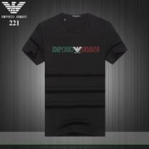 大人っぽく見せ新作 ARMANI アルマーニ 半袖Tシャツ 3色可選 夏大人気の...