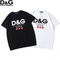 Dolce&Gabbana ドルチェ＆ガッバーナ 半袖Tシャツ 2色可選 オシャレな印象に きれいめ上品に