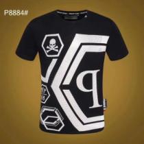 PHILIPP PLEIN フィリッププレイン 半袖Tシャツ 2色可選 ぐっと鮮...