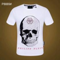 半袖Tシャツ 2色可選 スタイルを綺麗に 大人のこなれた着こなし PHILIPP...