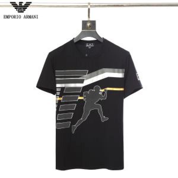 2026年の春夏に着たい アルマーニ ARMANI 透け感優しい 2色可選 Tシャツ/ティーシャツ 大人っぽく仕上げ