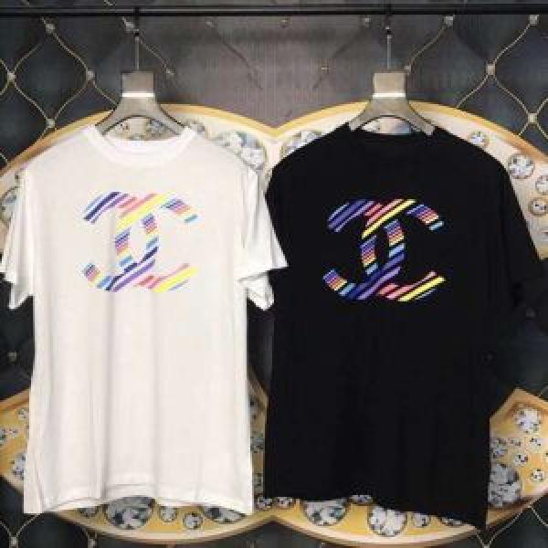 CH  Tシャツ/ティーシャツ 夏っぽさ新作アイテム 2色可選  大人の余裕が漂う CH