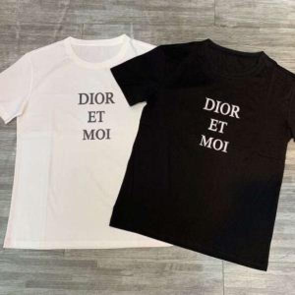 トップスをインするスタイル ディオールTシャツ/ティーシャツ  DIOR 2色可選 快適な着心地
