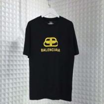 Tシャツ/ティーシャツ  切りっぱなしデザイン バレンシアガ BALENCIAGA 2色可選 大人のカジュアルスタイル