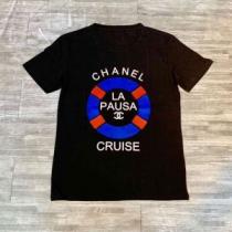 リッチな印象に Tシャツ/ティーシャツ CH CH  通勤の定番 2色可選 この夏は注目新作