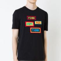 旬の気分を絶妙に  FENDI フェンディ半袖Tシャツ 2色可選 カジュアルを一...