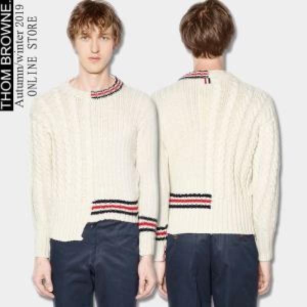 ニットウェア今っぽく新作アイテム 3色可選 トムブラウン2026春夏も引き続き人気セール THOM BROWNE