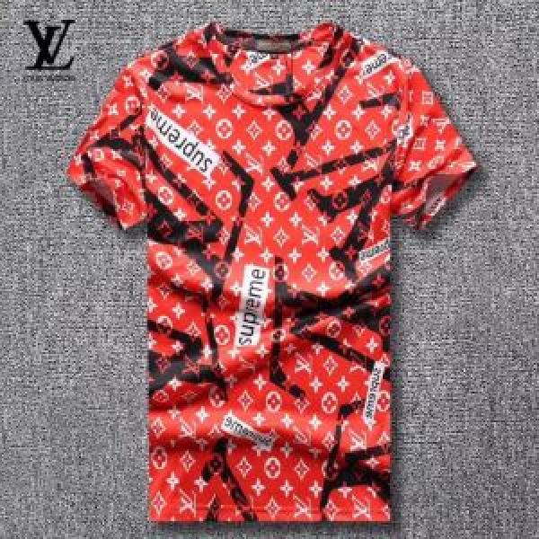 新しい斬新なスタイル ルイ ヴィトン LOUIS VUITTON Tシャツ/ティーシャツ 3色可選 定番のスタイル春夏限定