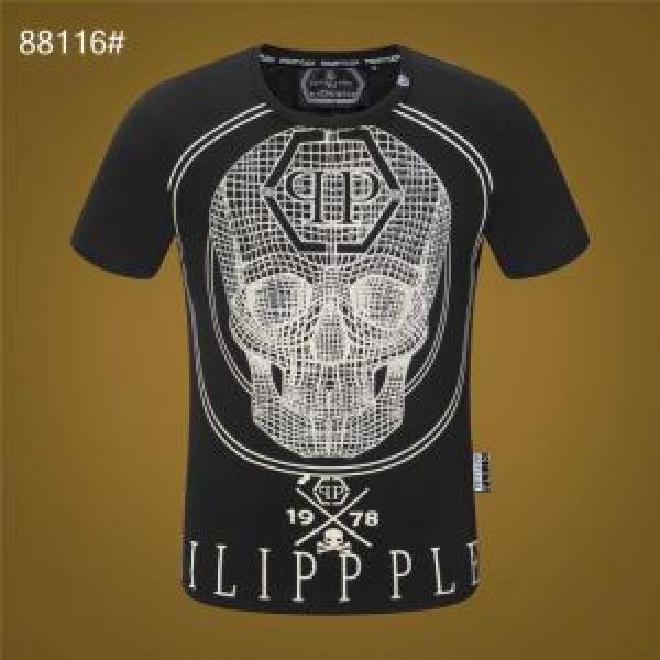 PHILIPP PLEIN 2色可選 優しげ人気アイテム Tシャツ/ティーシャツ フィリッププレイン 2026春夏は人気定番