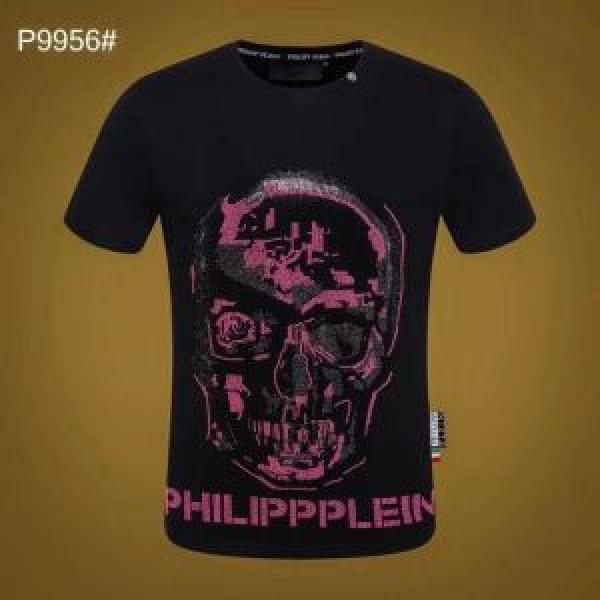 春夏の流行りトップス Tシャツ/ティーシャツ 2026春夏も引き続きトレンドフィリッププレイン PHILIPP PLEIN 2色可選