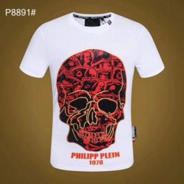 PHILIPP PLEIN 夏大人気のアイテム Tシャツ/ティーシャツ フィリッププレイン 2色可選 春夏の流行り2026新品