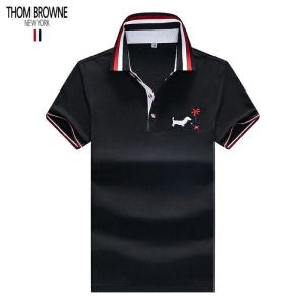 トムブラウン THOM BROWNE カジュアルさ Tシャツ/ティーシャツ 3色可選 春夏の流行り2026新品