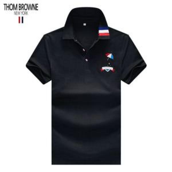 THOM BROWNE 優しげ人気アイテム トムブラウン 3色可選   Tシャツ/ティーシャツ 春夏の流行り2026新品
