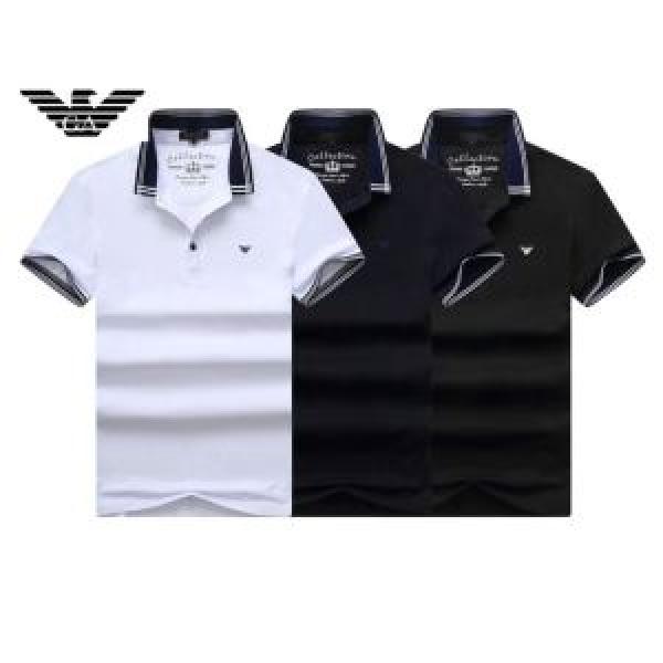最近のトレンドアイテム おしゃれな夏ファッション2026 ARMANI アルマーニ  3色可選 半袖Tシャツ