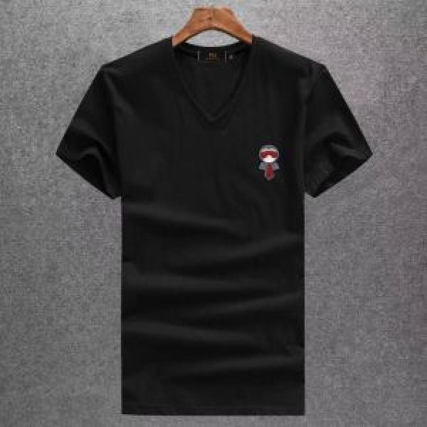 3色可選 半袖Tシャツ 2026春夏のトレンド新商品 爽やかカジュアル人気 FENDI フェンディ