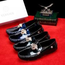 2色可選 カジュアルシューズ VERSACE ヴェルサーチ 今年春夏ファション流...