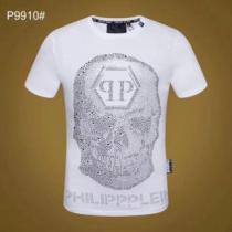 Tシャツ/ティーシャツ フィリッププレイン 夏のフレッシュな気分に PHILIPP PLEIN 2色可選 2026即旬な装いに