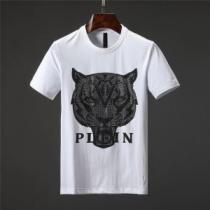2色可選目を引く存在感抜群 Tシャツ/ティーシャツ フィリッププレイン PHIL...