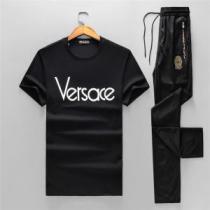 2色可選 大注目国内完売数量限定 ヴェルサーチ VERSACE 半袖 上下セット...