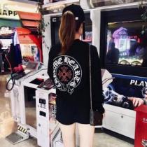 主張性が優れた新作 2色可選 CHROME HEARTS クロムハーツ長袖Tシャ...
