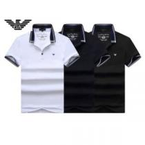 最近のトレンドアイテム おしゃれな夏ファッション2026 ARMANI アルマーニ  3色可選 半袖Tシャツ