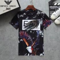 スタイルアップ効果 ARMANI アルマーニ  半袖Tシャツ 3色可選 2026...