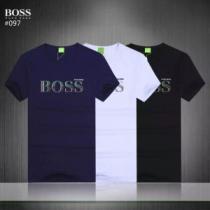 大人っぽく着こなし HUGO BOSS ヒューゴボス 半袖Tシャツ 3色可選 【...