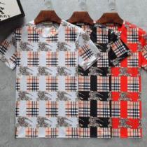 夏先に大活躍する BURBERRY バーバリー  半袖Tシャツ 3色可選 大人カ...