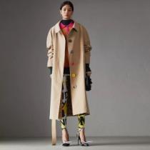 BURBERRY ロングコート新商品☆完売必至 バーバリー2026SS 最新先取りおしゃれなロゴ入り