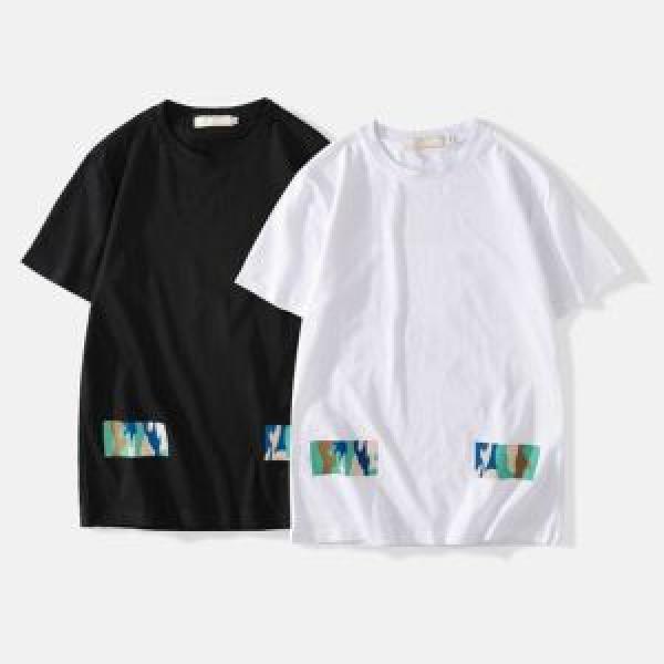 Off-White オフホワイト 半袖Tシャツ OFF-WHITE 2色可選 2026年春夏のトレンドアイテム 定番のスタイル春夏限定