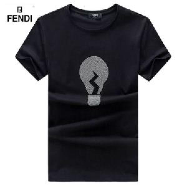 FENDI フェンディ 半袖Tシャツ 4色可選 最新のトレンドブランド人気的 2026春夏は人気定番
