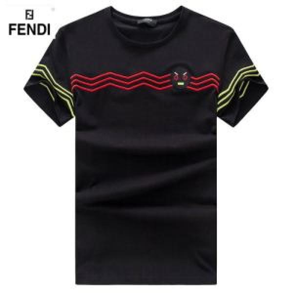 特に夏は人気アイテム FENDI フェンディ 半袖Tシャツ 3色可選 【2026年】夏のファッション