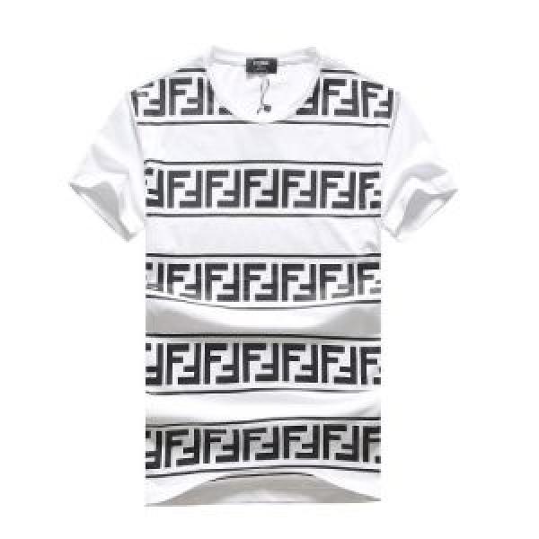 クラシカルな雰囲気 2026年の夏のマスト 春夏らしい華やか FENDI フェンディ 半袖Tシャツ 4色可選